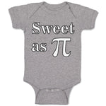 Baby Clothes Sweet as Pi Sign Geek Nerd Baby Bodysuits Boy & Girl Cotton