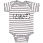 Baby Clothes I like Pi Sign Geek Nerd Baby Bodysuits Boy & Girl Cotton