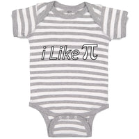 Baby Clothes I like Pi Sign Geek Nerd Baby Bodysuits Boy & Girl Cotton