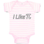 Baby Clothes I like Pi Sign Geek Nerd Baby Bodysuits Boy & Girl Cotton