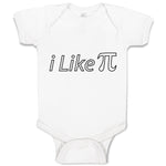 Baby Clothes I like Pi Sign Geek Nerd Baby Bodysuits Boy & Girl Cotton