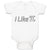 Baby Clothes I like Pi Sign Geek Nerd Baby Bodysuits Boy & Girl Cotton