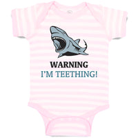 Warning : I'M Teething Lion Ocean Sea Life