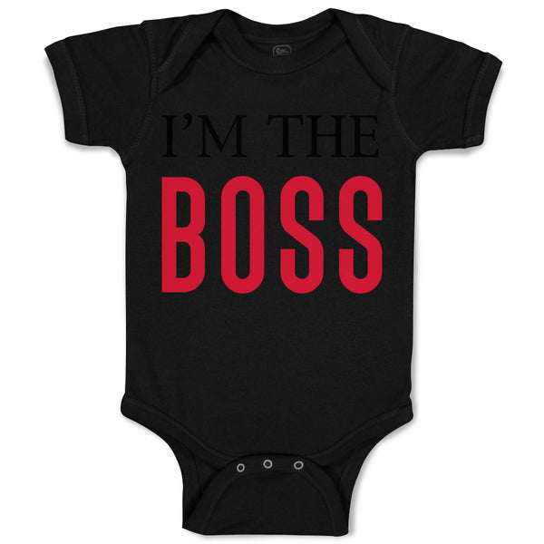 Baby Clothes I'M The Boss Lion Funny Humor Baby Bodysuits Boy & Girl Cotton