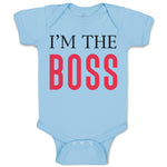 Baby Clothes I'M The Boss Lion Funny Humor Baby Bodysuits Boy & Girl Cotton