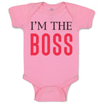 Baby Clothes I'M The Boss Lion Funny Humor Baby Bodysuits Boy & Girl Cotton