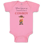 When I Grow up I Want to Be A Cowboy Funny Nerd Geek