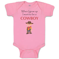 When I Grow up I Want to Be A Cowboy Funny Nerd Geek