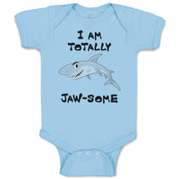 Baby Clothes I Am Totally Jaw Some Shark Funny Ocean Sea Life Baby Bodysuits