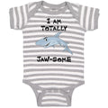 Baby Clothes I Am Totally Jaw Some Shark Funny Ocean Sea Life Baby Bodysuits