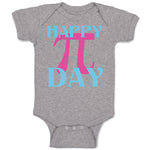 Baby Clothes Happy Pi Day Geek Nerd Baby Bodysuits Boy & Girl Cotton