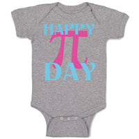 Baby Clothes Happy Pi Day Geek Nerd Baby Bodysuits Boy & Girl Cotton