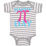 Baby Clothes Happy Pi Day Geek Nerd Baby Bodysuits Boy & Girl Cotton
