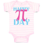 Baby Clothes Happy Pi Day Geek Nerd Baby Bodysuits Boy & Girl Cotton