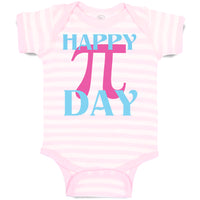 Baby Clothes Happy Pi Day Geek Nerd Baby Bodysuits Boy & Girl Cotton