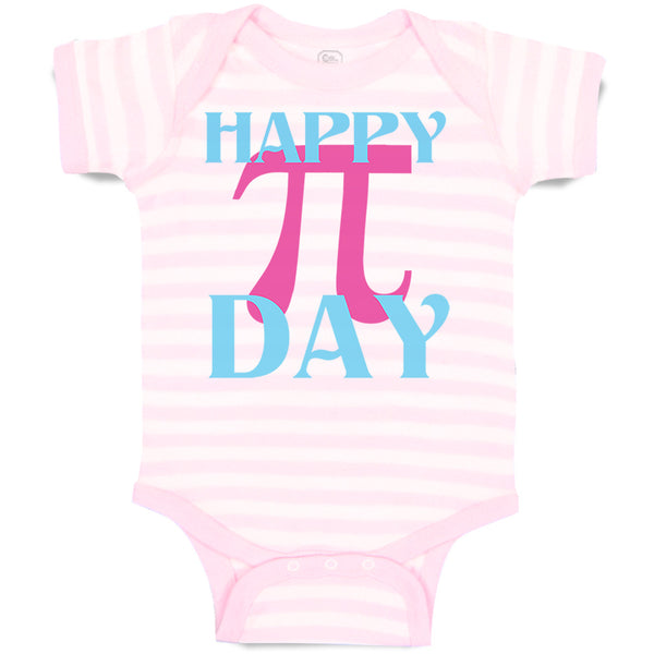 Baby Clothes Happy Pi Day Geek Nerd Baby Bodysuits Boy & Girl Cotton