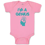 Baby Clothes I'M A Genius Egg Funny Nerd Geek Baby Bodysuits Boy & Girl Cotton