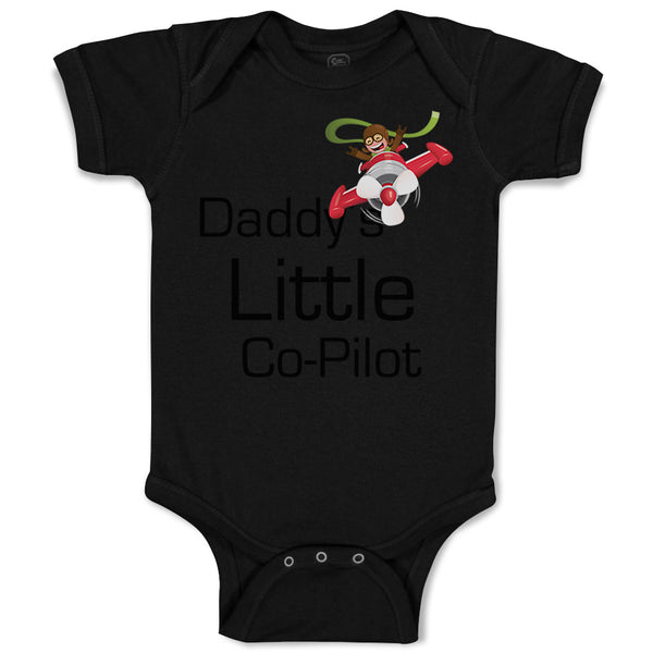 Baby Clothes Daddy's Little Co Pilot Plane Flying Dad Father's Day Cotton