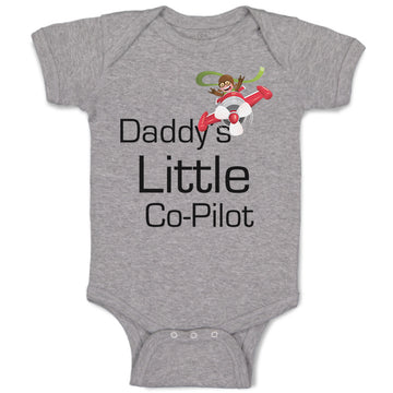 Baby Clothes Daddy's Little Co Pilot Plane Flying Dad Father's Day Cotton