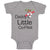 Baby Clothes Daddy's Little Co Pilot Plane Flying Dad Father's Day Cotton