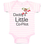 Baby Clothes Daddy's Little Co Pilot Plane Flying Dad Father's Day Cotton