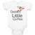 Baby Clothes Daddy's Little Co Pilot Plane Flying Dad Father's Day Cotton