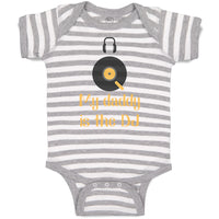 Baby Clothes My Daddy Is The Dj Dad Father's Day Funny Baby Bodysuits Cotton
