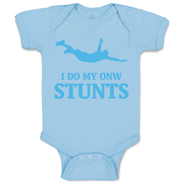 Baby Clothes I Do My Own Stunts Style A Funny Humor Baby Bodysuits Cotton
