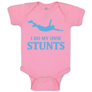 Baby Clothes I Do My Own Stunts Style A Funny Humor Baby Bodysuits Cotton