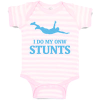 Baby Clothes I Do My Own Stunts Style A Funny Humor Baby Bodysuits Cotton