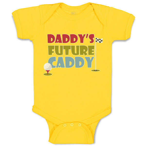 Baby Clothes Daddy's Future Caddy Baby Bodysuits Boy & Girl Cotton