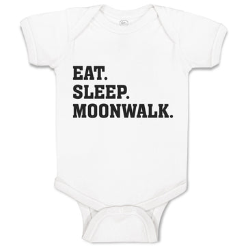 Baby Clothes Eat. Sleep. Moonwalk. Baby Bodysuits Boy & Girl Cotton