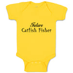 Baby Clothes Future Catfish Fisher Baby Bodysuits Boy & Girl Cotton