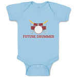 Baby Clothes Future Drummer Baby Bodysuits Boy & Girl Newborn Clothes Cotton