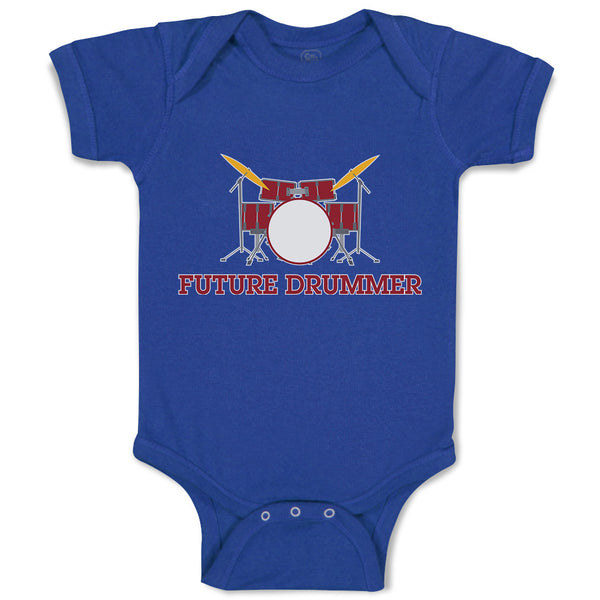 Baby Clothes Future Drummer Baby Bodysuits Boy & Girl Newborn Clothes Cotton
