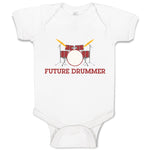 Baby Clothes Future Drummer Baby Bodysuits Boy & Girl Newborn Clothes Cotton