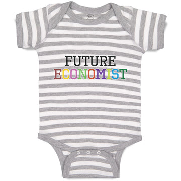 Baby Clothes Future Economist Baby Bodysuits Boy & Girl Newborn Clothes Cotton