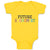 Baby Clothes Future Economist Baby Bodysuits Boy & Girl Newborn Clothes Cotton