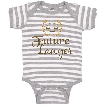 Baby Clothes Future Lawyer Baby Bodysuits Boy & Girl Newborn Clothes Cotton