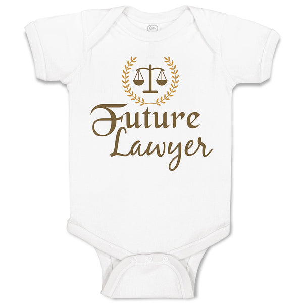 Baby Clothes Future Lawyer Baby Bodysuits Boy & Girl Newborn Clothes Cotton