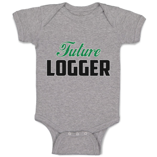 Baby Clothes Future Logger Baby Bodysuits Boy & Girl Newborn Clothes Cotton