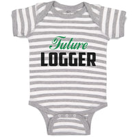 Baby Clothes Future Logger Baby Bodysuits Boy & Girl Newborn Clothes Cotton
