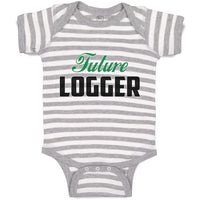 Baby Clothes Future Logger Baby Bodysuits Boy & Girl Newborn Clothes Cotton