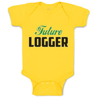 Baby Clothes Future Logger Baby Bodysuits Boy & Girl Newborn Clothes Cotton