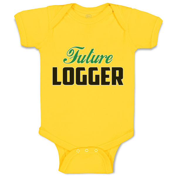 Baby Clothes Future Logger Baby Bodysuits Boy & Girl Newborn Clothes Cotton