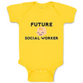 Baby Clothes Future Social Worker Baby Bodysuits Boy & Girl Cotton
