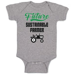Baby Clothes Future Sustainable Farmer Baby Bodysuits Boy & Girl Cotton