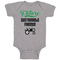 Baby Clothes Future Sustainable Farmer Baby Bodysuits Boy & Girl Cotton