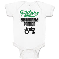 Baby Clothes Future Sustainable Farmer Baby Bodysuits Boy & Girl Cotton