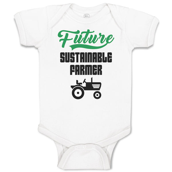 Baby Clothes Future Sustainable Farmer Baby Bodysuits Boy & Girl Cotton